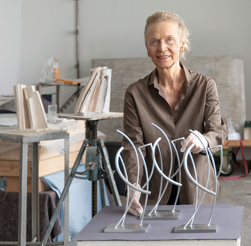 Kreativ mit Ton und Edelstahl