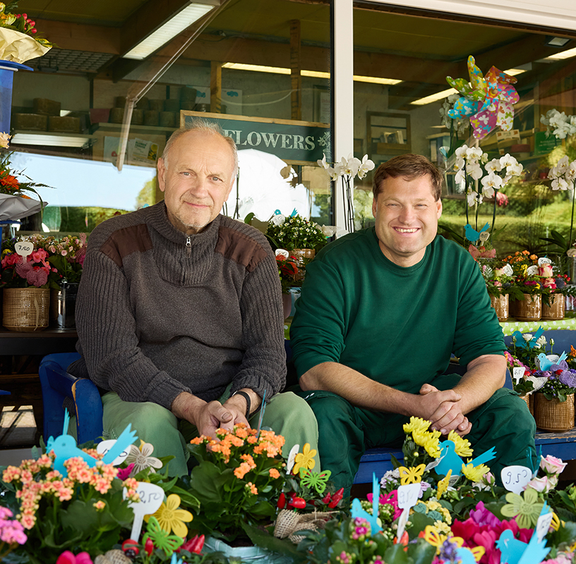 Mit Leidenschaft für Blumen